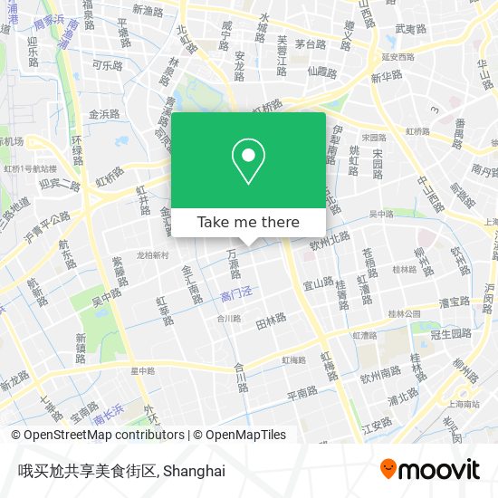 哦买尬共享美食街区 map