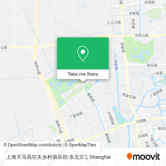 上海天马高尔夫乡村俱乐部-东北2门 map