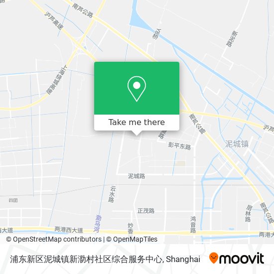 浦东新区泥城镇新泐村社区综合服务中心 map