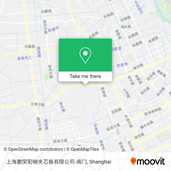 上海鹏荣彩钢夹芯板有限公司-南门 map