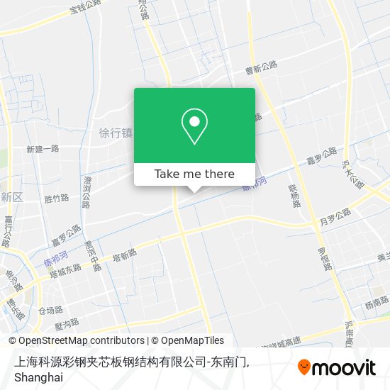 上海科源彩钢夹芯板钢结构有限公司-东南门 map