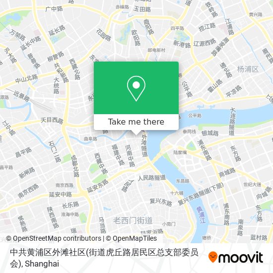 中共黄浦区外滩社区(街道虎丘路居民区总支部委员会) map