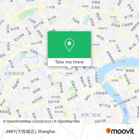 JNBY(大悦城店) map