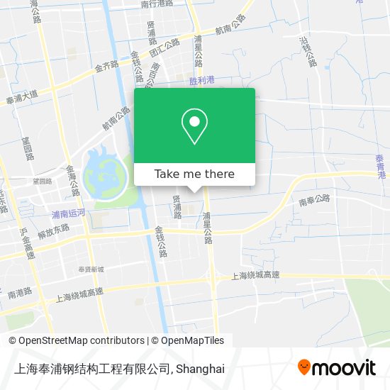 上海奉浦钢结构工程有限公司 map