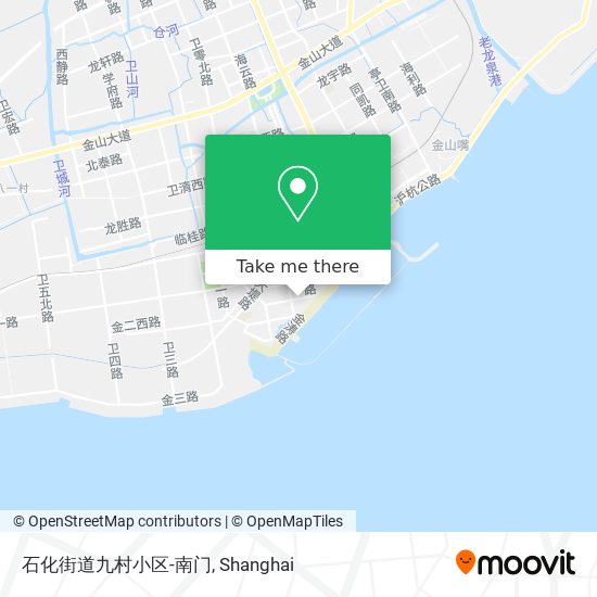 石化街道九村小区-南门 map