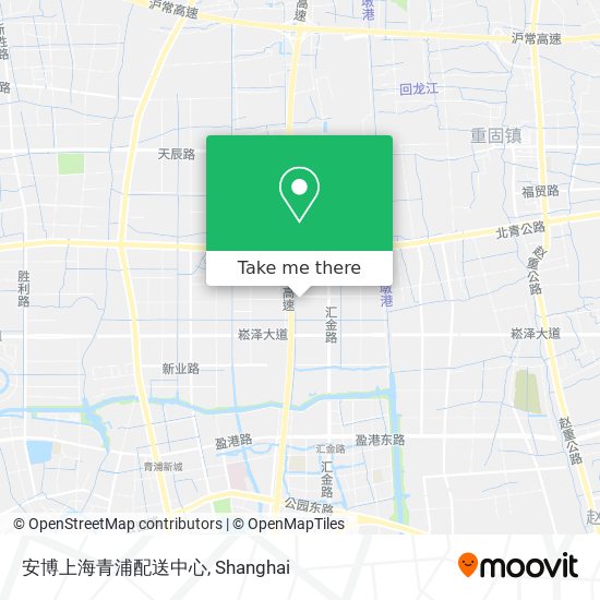 安博上海青浦配送中心 map