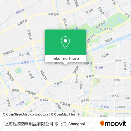 上海泓德塑料制品有限公司-东北门 map