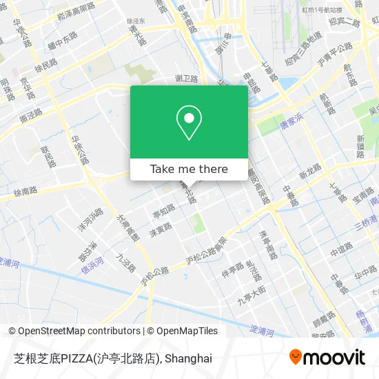 芝根芝底PIZZA(沪亭北路店) map