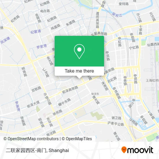 二联家园西区-南门 map
