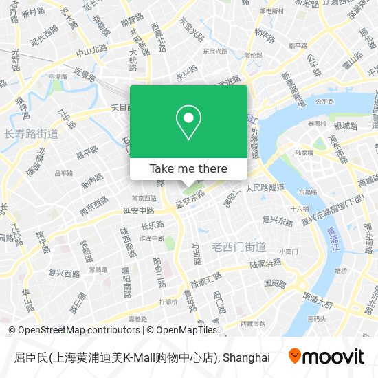 屈臣氏(上海黄浦迪美K-Mall购物中心店) map