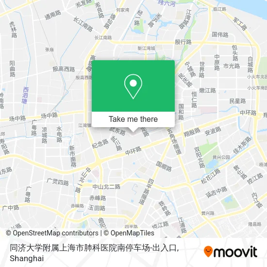 同济大学附属上海市肺科医院南停车场-出入口 map