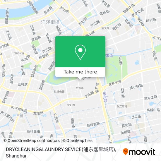 DRYCLEANING&LAUNDRY SEVICE(浦东嘉里城店) map