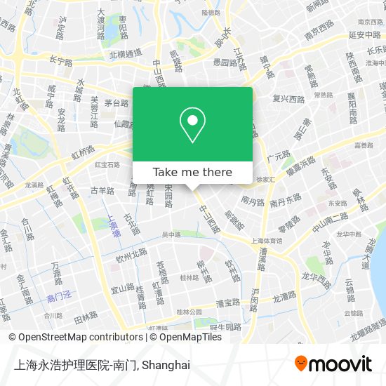 上海永浩护理医院-南门 map