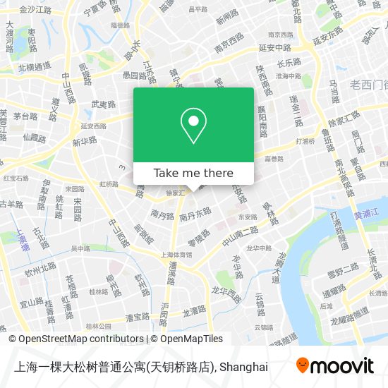 上海一棵大松树普通公寓(天钥桥路店) map