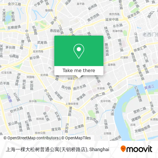 上海一棵大松树普通公寓(天钥桥路店) map