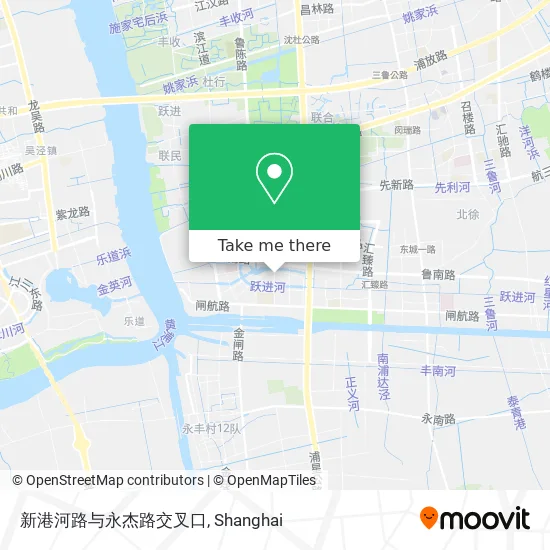 新港河路与永杰路交叉口 map