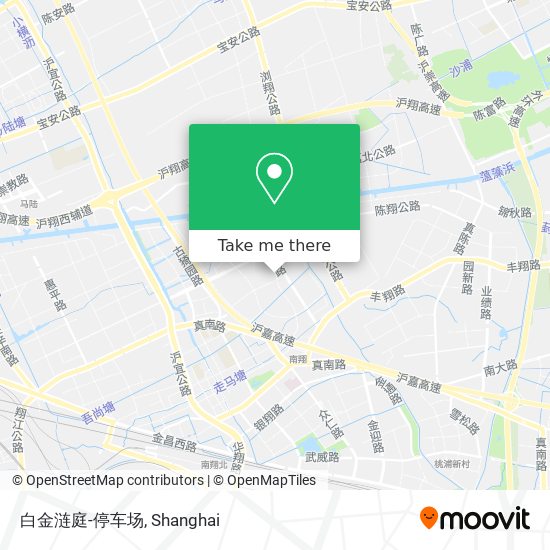白金涟庭-停车场 map