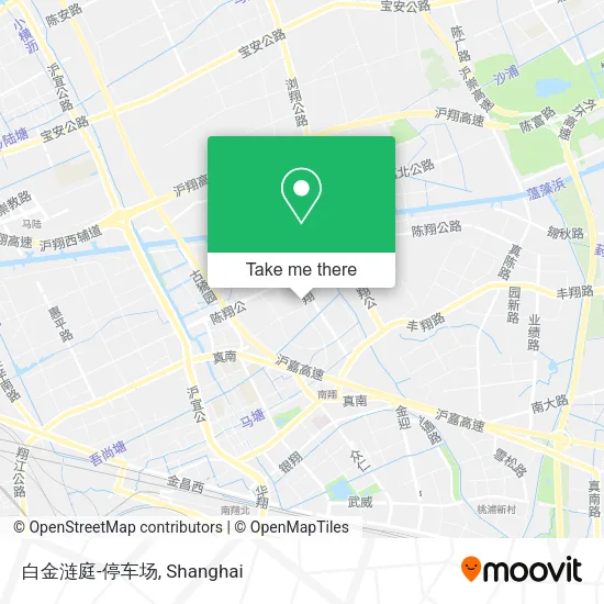 白金涟庭-停车场 map