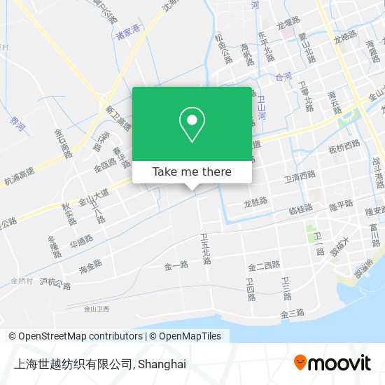 上海世越纺织有限公司 map