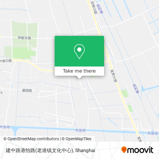 建中路港怡路(老港镇文化中心) map