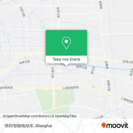 韩田智能电动车 map
