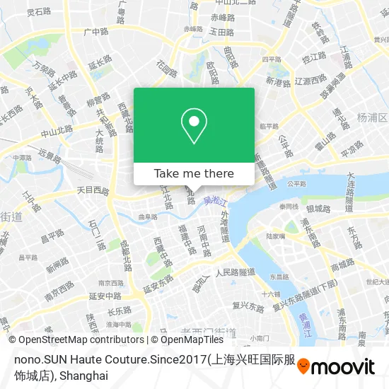 nono.SUN Haute Couture.Since2017(上海兴旺国际服饰城店) map