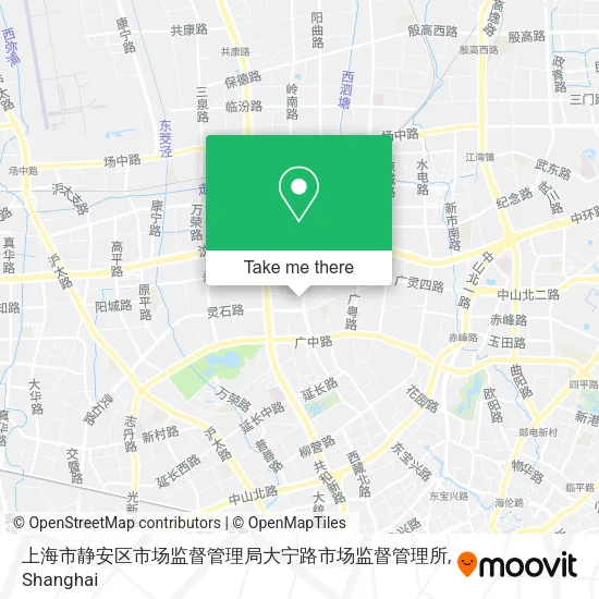 上海市静安区市场监督管理局大宁路市场监督管理所 map
