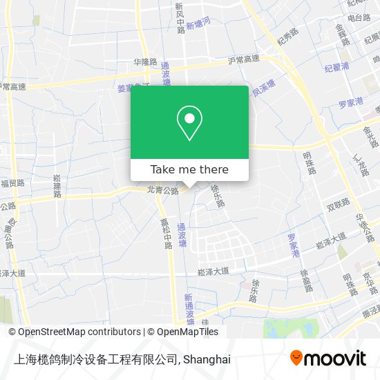 上海榄鸽制冷设备工程有限公司 map