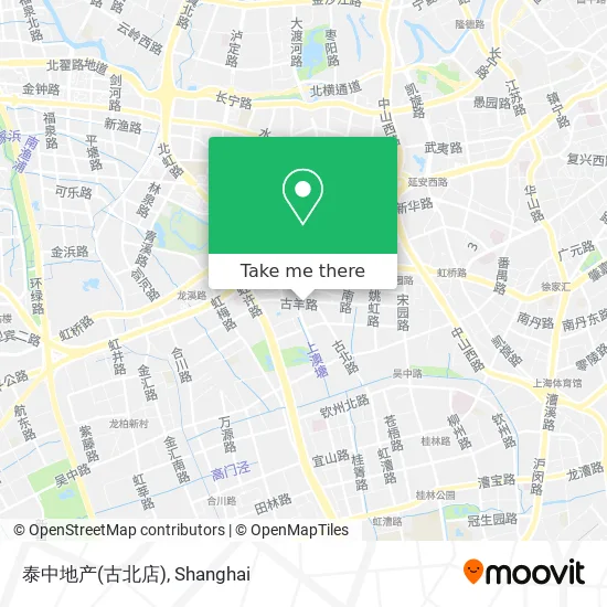 泰中地产(古北店) map