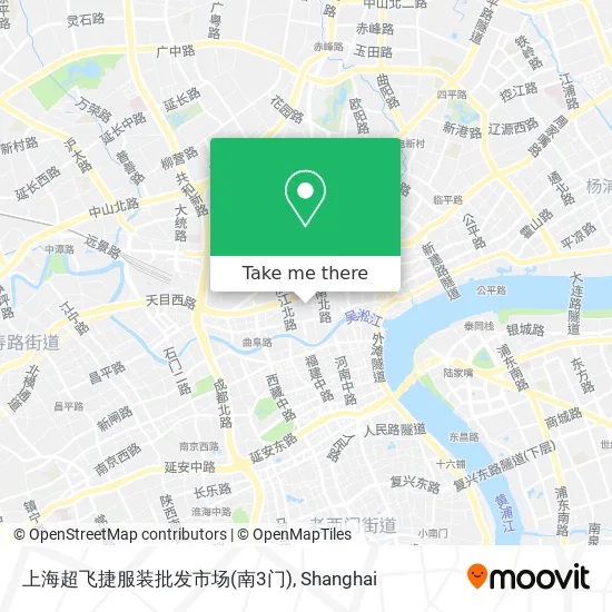 上海超飞捷服装批发市场(南3门) map