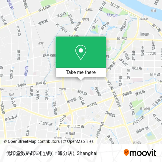 优印堂数码印刷连锁(上海分店) map