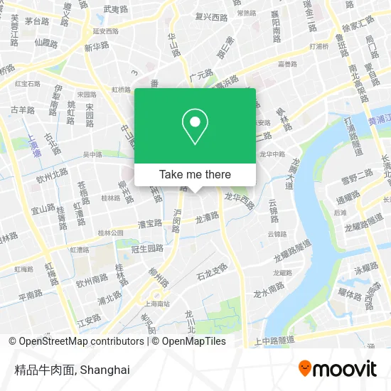 精品牛肉面 map