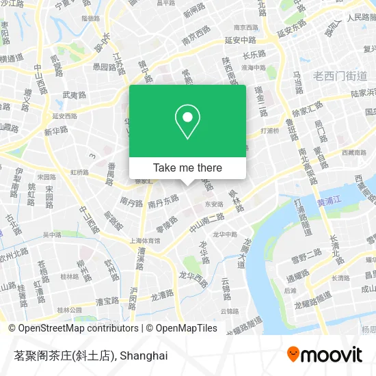 茗聚阁茶庄(斜土店) map