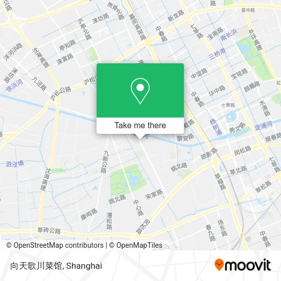 向天歌川菜馆 map