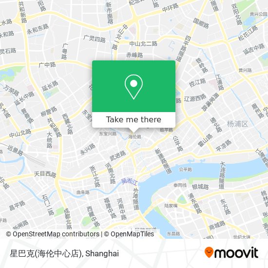 星巴克(海伦中心店) map