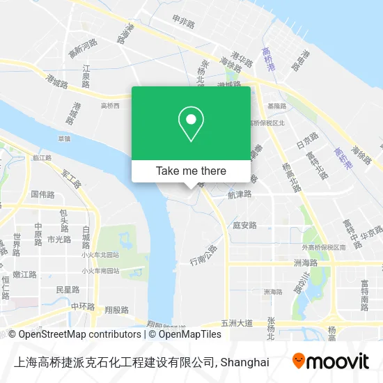 上海高桥捷派克石化工程建设有限公司 map