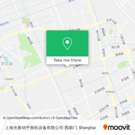 上海光春动平衡机设备有限公司-西南门 map