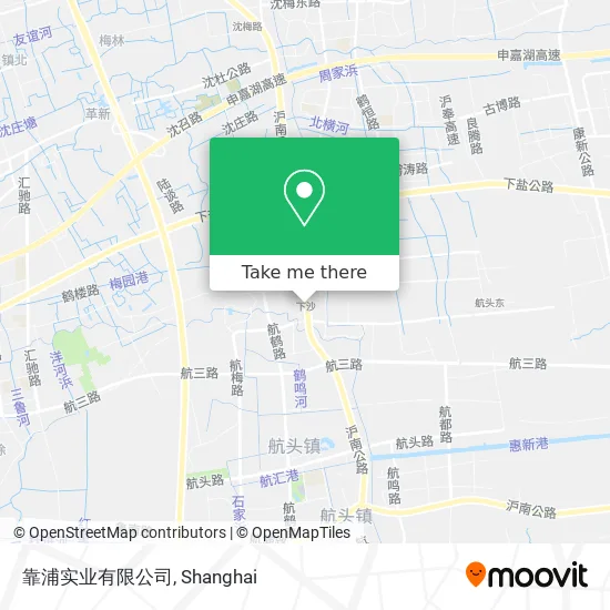 靠浦实业有限公司 map