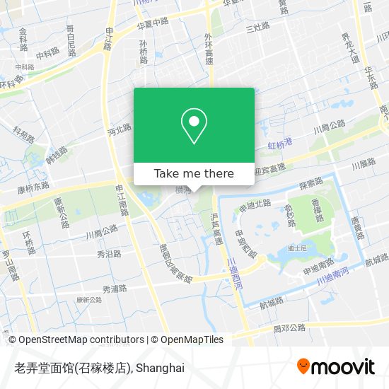 老弄堂面馆(召稼楼店) map