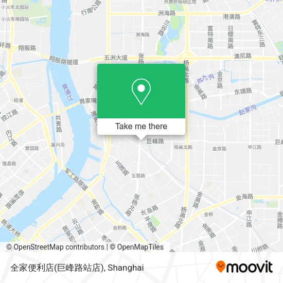 全家便利店(巨峰路站店) map