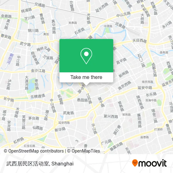 武西居民区活动室 map