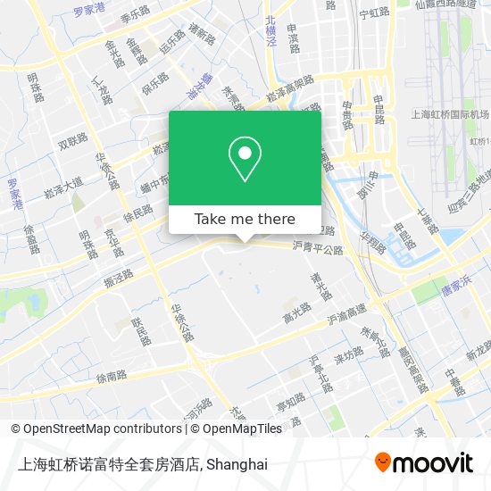 上海虹桥诺富特全套房酒店 map