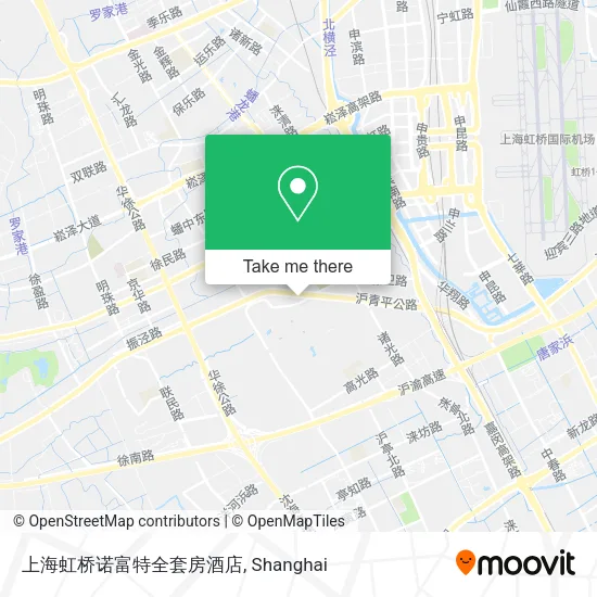 上海虹桥诺富特全套房酒店 map