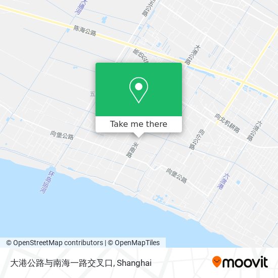 大港公路与南海一路交叉口 map