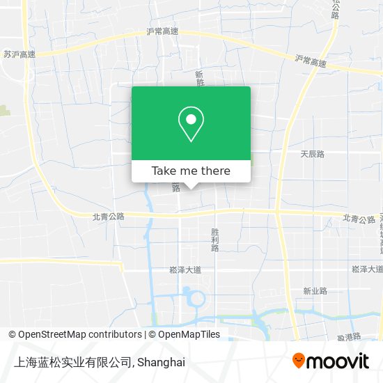 上海蓝松实业有限公司 map
