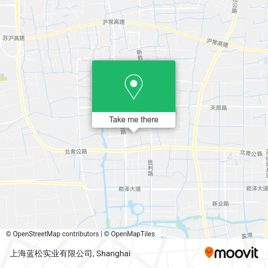上海蓝松实业有限公司 map
