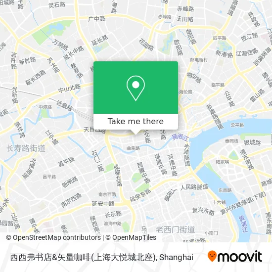 西西弗书店&矢量咖啡(上海大悦城北座) map