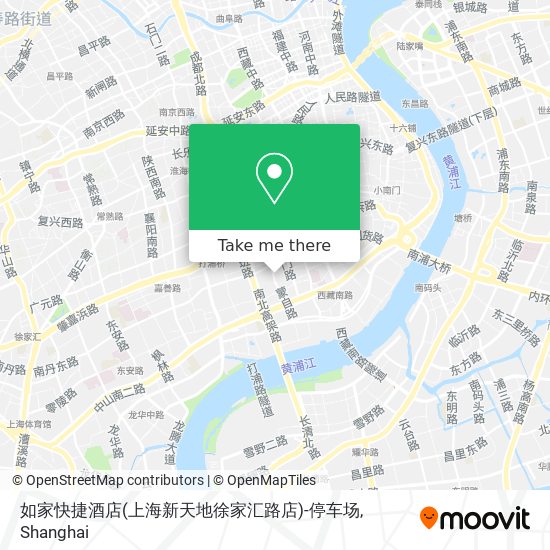 如家快捷酒店(上海新天地徐家汇路店)-停车场 map