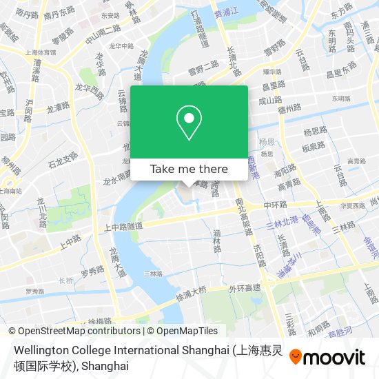 Wellington College International Shanghai (上海惠灵顿国际学校) map