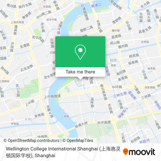 Wellington College International Shanghai (上海惠灵顿国际学校) map